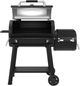 Broil King® Regal™ 400 Black Offset Charcoal Smoker-1