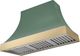 AGA Cascade 48" Mineral Green Wall Mounted Range Hood  with Brushed Brass Trim-0
