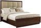 Lexington Home Laurel Canyon Casa Del Mar Mocha King Upholstered Panel Bed-0