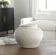 Uttermost® Floreana White Round Vase-2