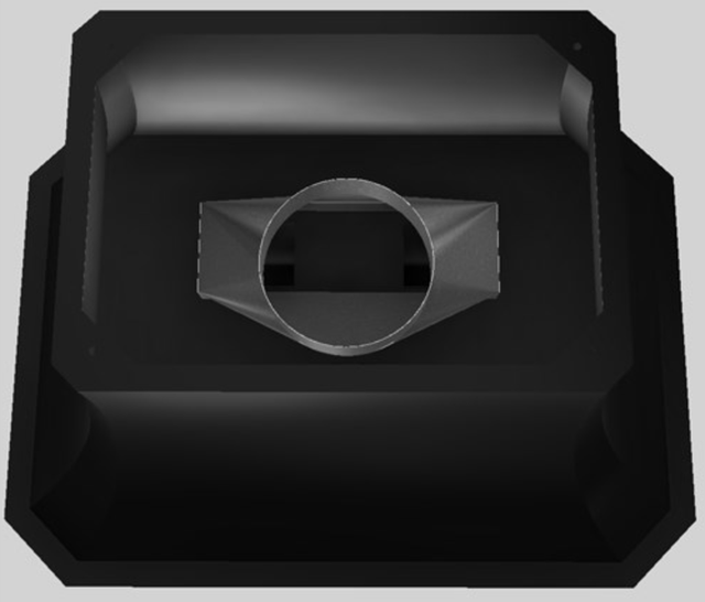 Vent-A-Hood® Designer Series 42" Black Island Range Hood-3