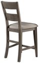 American Wholesale Furniture Clark Gray Pub Chair-1