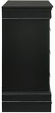 Elements International Louis Philippe Black Drawer Dresser-2
