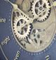 YHD Dark/Gold Modern Word Gear Clock-4