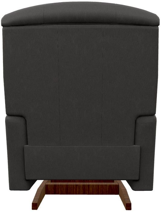 La-Z-Boy® Reed Gray Leather Manual Rocking Recliner-4