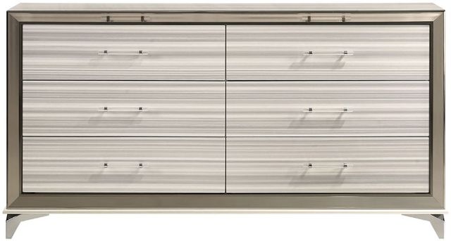 Global Furniture USA Zambrano White Dresser -1