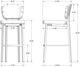 Amisco Customizable Isadora Bar Stool-2