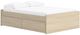 Signature Design by Ashley® Onita Natural Queen Platform Bed with Side Storage-0