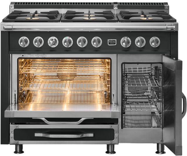 Viking® Tuscany 48" Antique Bronze Pro Style Dual Fuel Range-1