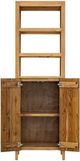 International Furniture Direct Savia Brown 2-Door Bookcase-4