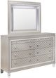 Global Furniture USA Paris 4-Piece Champagne Queen Panel Bedroom Set-2