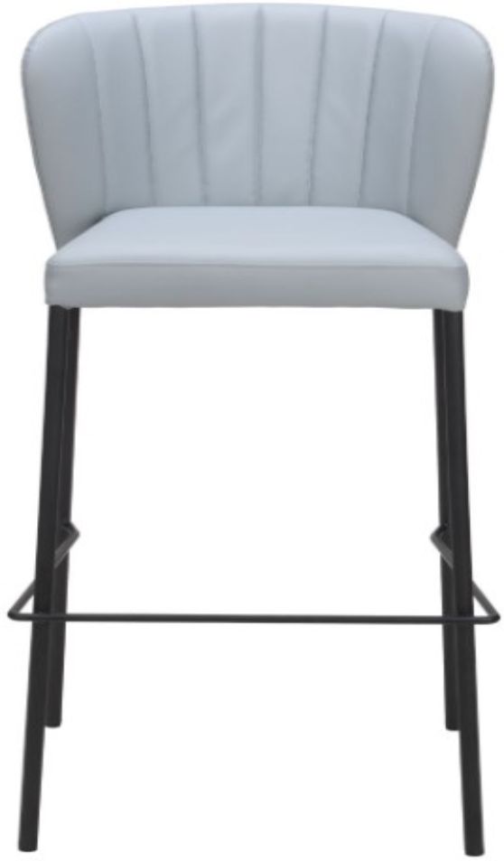 Zuo® Modern Linz Gray Barstool-2