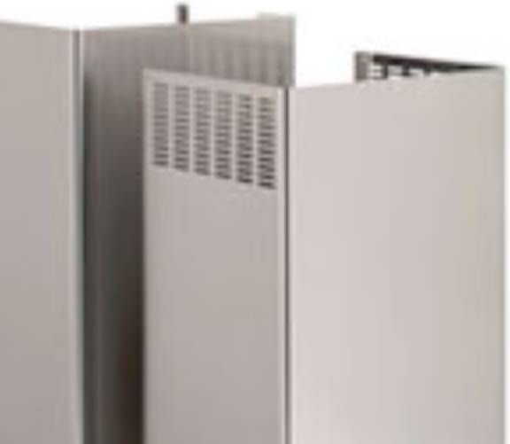 Elica 12" Silver Chimney Extension Kit-1