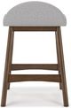 Signature Design by Ashley® Lyncott Light Gray Counter Bar Stool-2