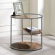 Furniture of America® Orrin Gray and Walnut End Table-2