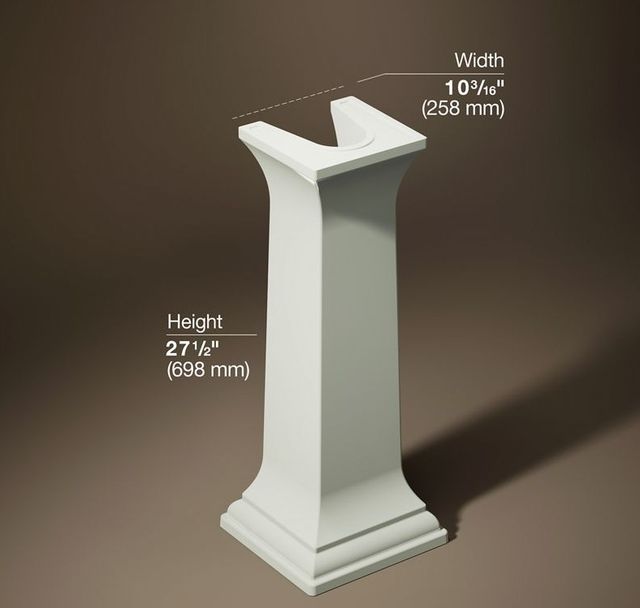 Kohler Memoirs® Dune Bathroom Sink Pedestal-2