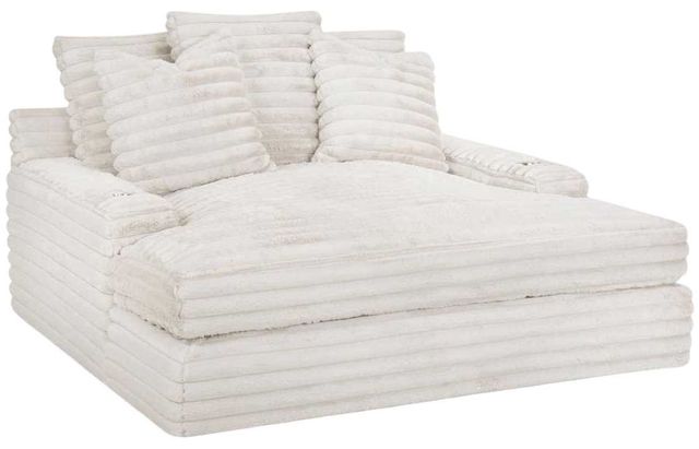 Franklin™ Grand Cloud Cream Home Theater Chaise Lounge-0