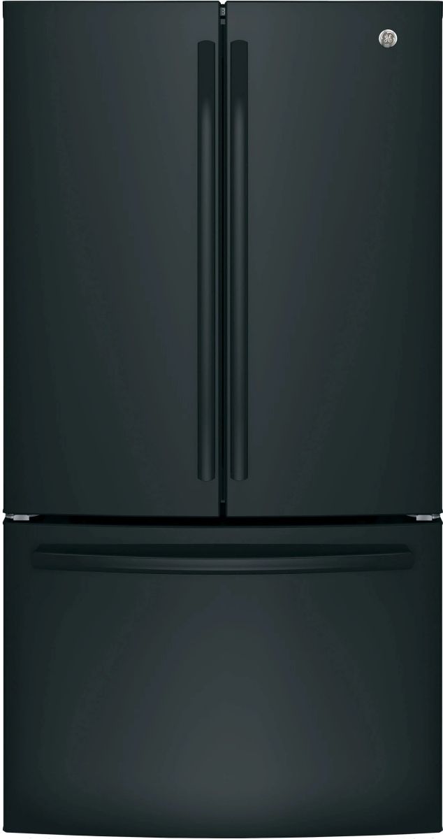 GE® 27.0 Cu. Ft. Black French Door Refrigerator-0