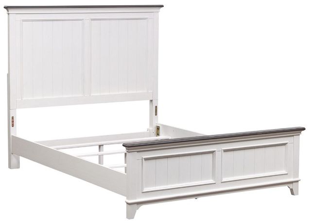 Liberty Furniture Allyson Park 3-Piece Charcoal/Wirebrushed White Full Youth Bedroom Set-2