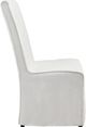 Classic Home Jordan 2-Piece White Upholstered Dining Chair Set-3
