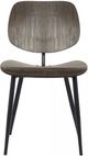 Armen Living Miki 2-Piece Walnut Dining Accent Chairs-0