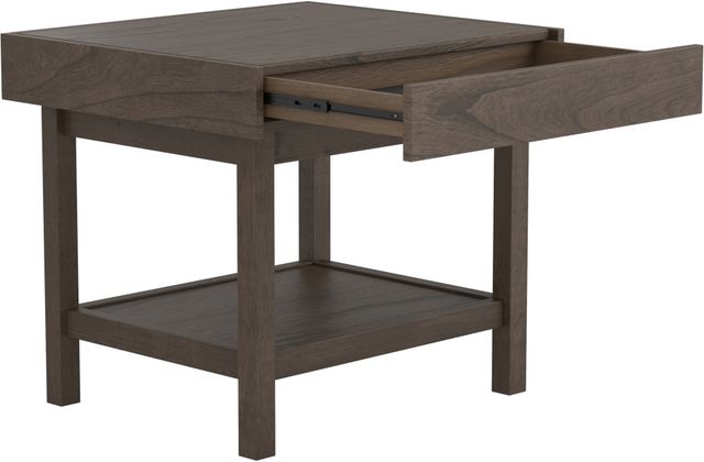 Coaster® Wheat Brown End Table With Shelf-4