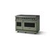 Viking® 7 Series 48'' Eucalyptus Sealed Burner Pro Style Dual Fuel Range-2