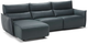Natuzzi Editions Stupore 3-Piece Manual Reclining Left-Arm Facing Sectional and Chaise-0
