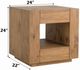 ACME Furniture Harlan Brown End Table-3