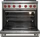 Wolf® 36" Stainless Steel Pro Style Gas Range-1