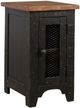 Signature Design by Ashley® Valebeck Brown Chairside End Table with Black Base-0
