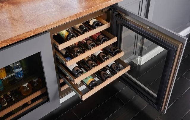 Sub-Zero® Designer Series 24" Panel Ready Right Hinge Undercounter Wine Storage-1