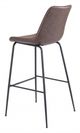 Zuo® Byron Brown Bar Chair-4