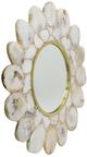 A & B Home White Flower Mirror-5