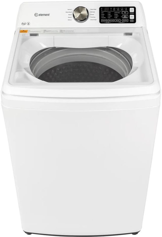 Element® White Top Load Washer & Electric Dryer Laundry Pair-3