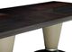 Michael Amini® 21 Cosmopolitan™ Umber Extendable Dining Table with Pebble Grain Taupe/Umber Base-2