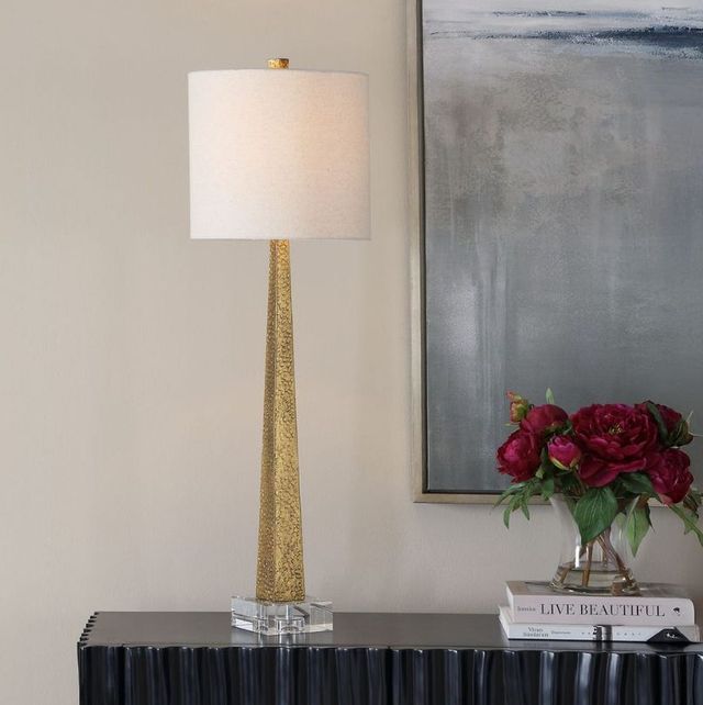 Uttermost® Midas Antique Brass Buffet Lamp-1