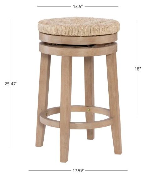 Powell® Maya Natural Counter Stool-2