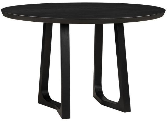 Moe's Home Collection Silas Black Ash Round Dining Table-0