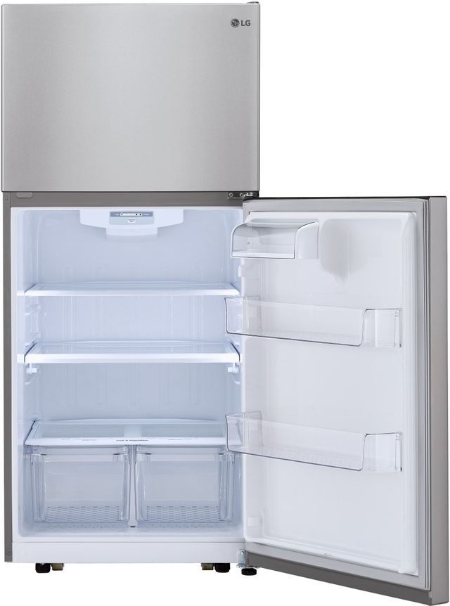 LG 30" 20.2 Cu. Ft. Stainless Steel Top Freezer Refrigerator-4