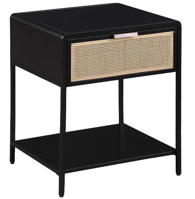 Coaster® Amherst Black Side Table with Drawer-0