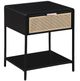 Coaster® Amherst Black Side Table with Drawer-0