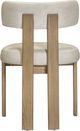 TOV Furniture Odessa Cream Leather Dining Chair-4