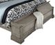 Pulaski™ Madison Ridge Brown Queen Panel Bed with Blanket Chest Footboard-3
