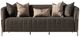 Michael Amini® Lisbon Gold/Onyx Sofa-2