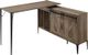 ACME Furniture Zakwani Black/Rustic Oak Writing Desk with USB Port-0