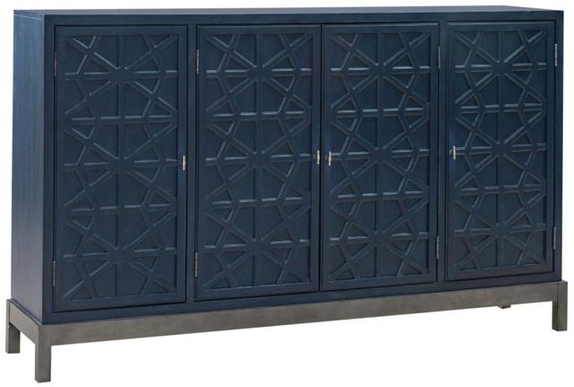 Liberty Furniture Braxton Azure Blue Accent Cabinet-0