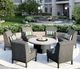 Homecrest™ Outdoor Living Customizable Air Aluminum/Fabric Outdoor Armless Chat Chair-1