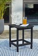Signature Design by Ashley® Sundown Treasure Black Polyethylene Outdoor End Table-3