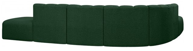 Meridian Furniture Arc 7-Piece Green Sectional-2